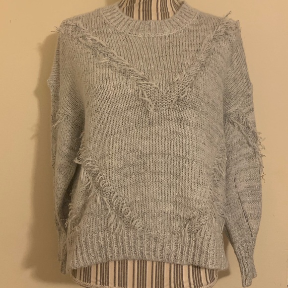 Charlotte Russe Sweaters - Charlotte Russe-Light Gray Sweater